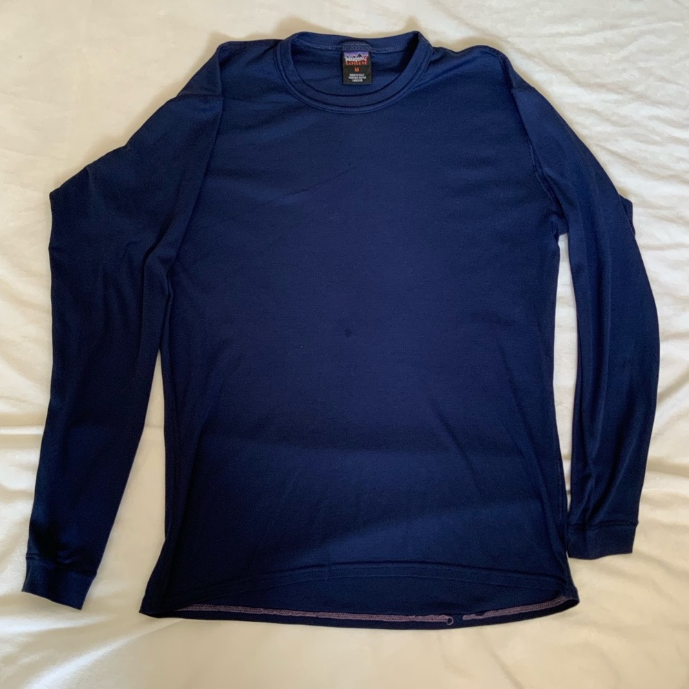 Patagonia Men's Navy Blue Long Sleeve Shirt